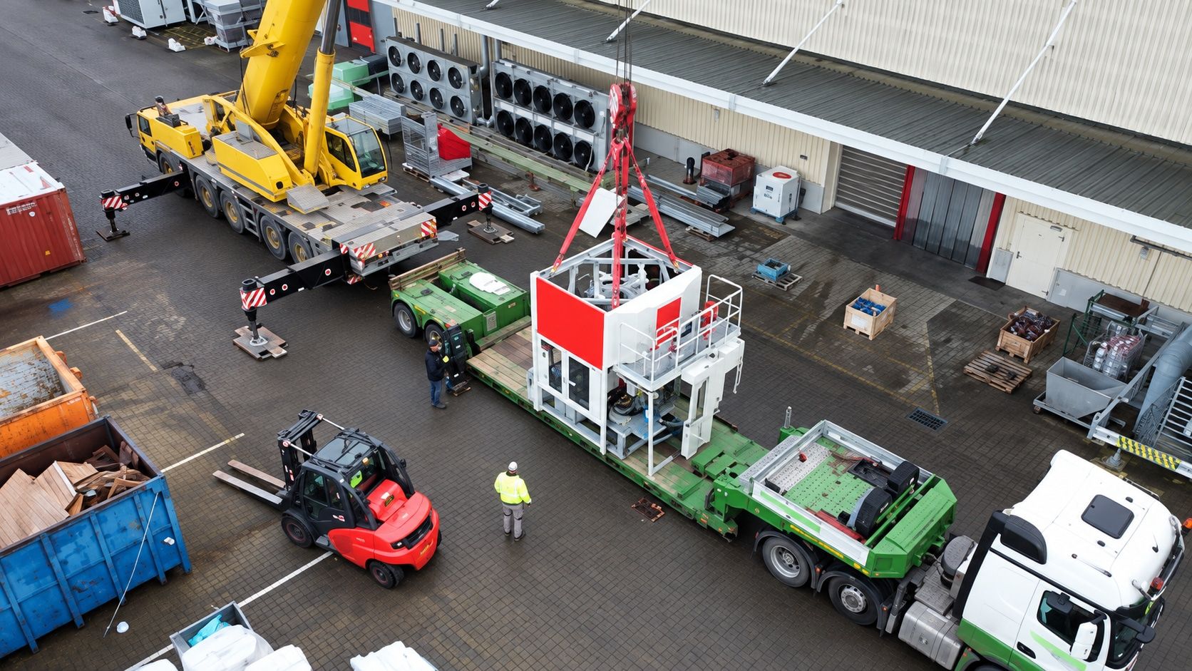Machine moving and relocation